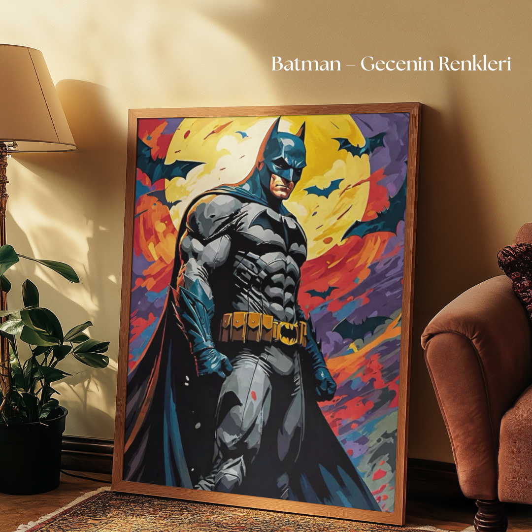 Tuvart™ Batman Boyanabilir Tuval Serisi