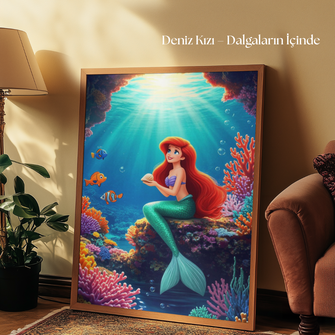 Tuvart™ Disney Prensesleri Boyanabilir Tuval Serisi
