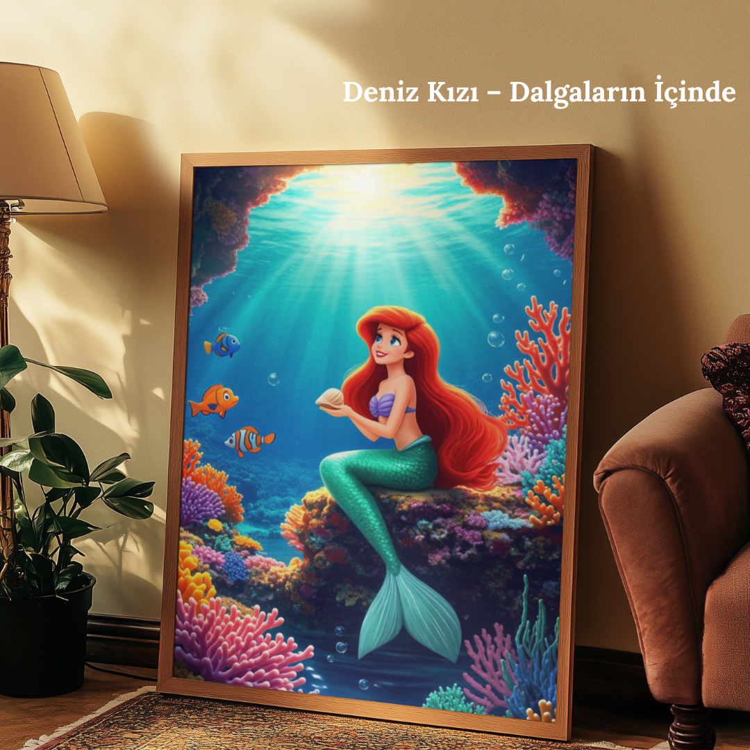 TuvArt™ Disney Prensesleri Boyanabilir Tablo