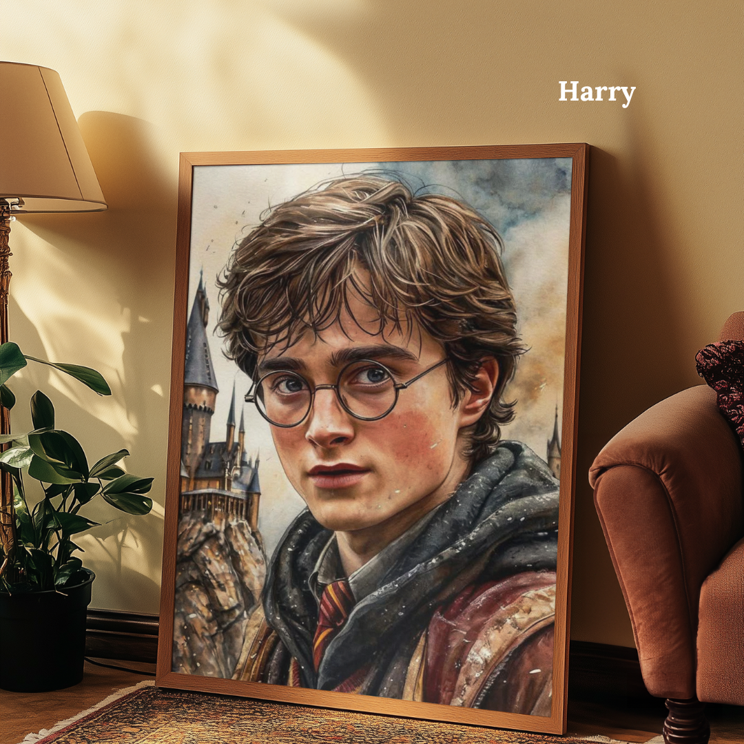 TuvArt™ Harry Potter Boyanabilir Tablo