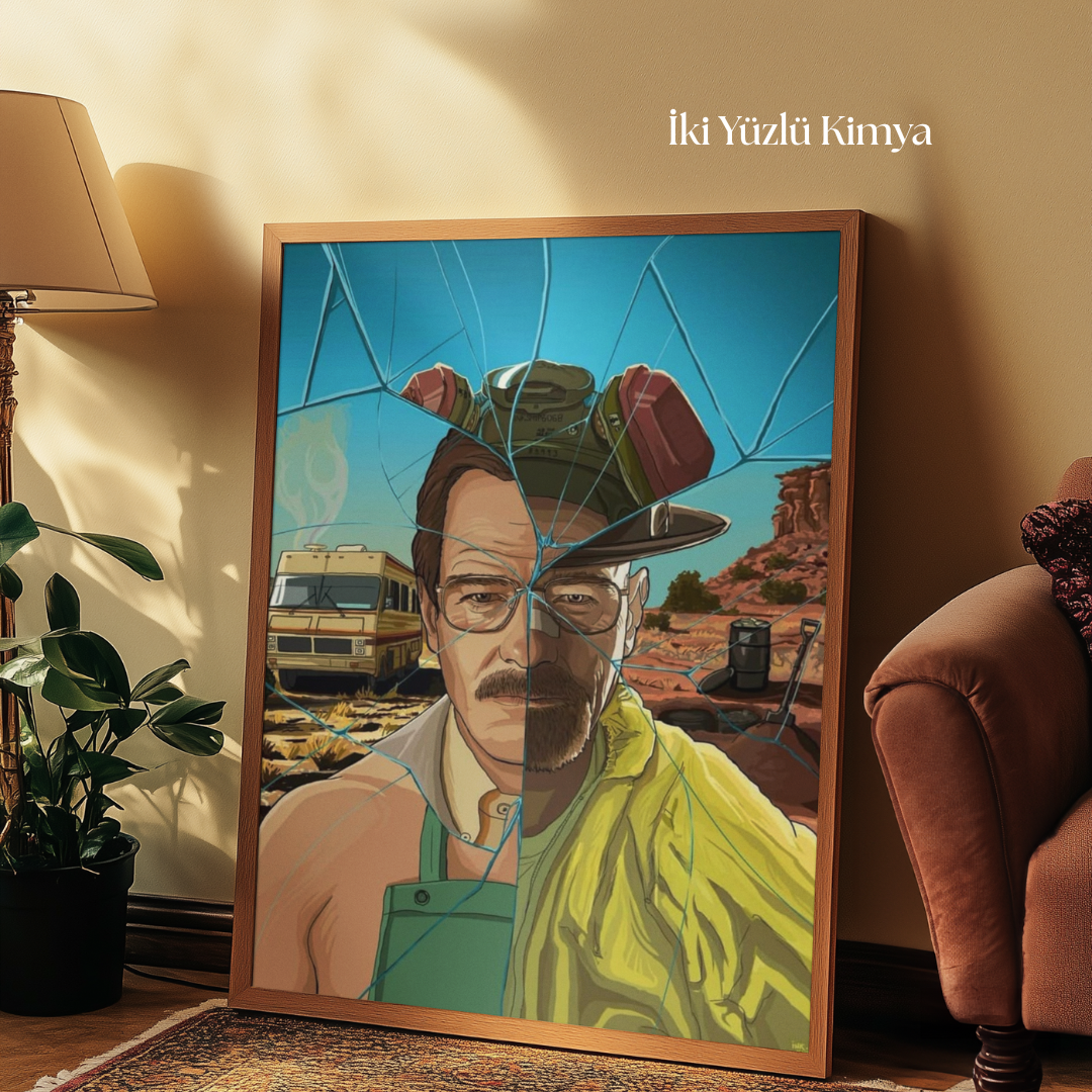Tuvart™ Breaking Bad Boyanabilir Tuval Serisi