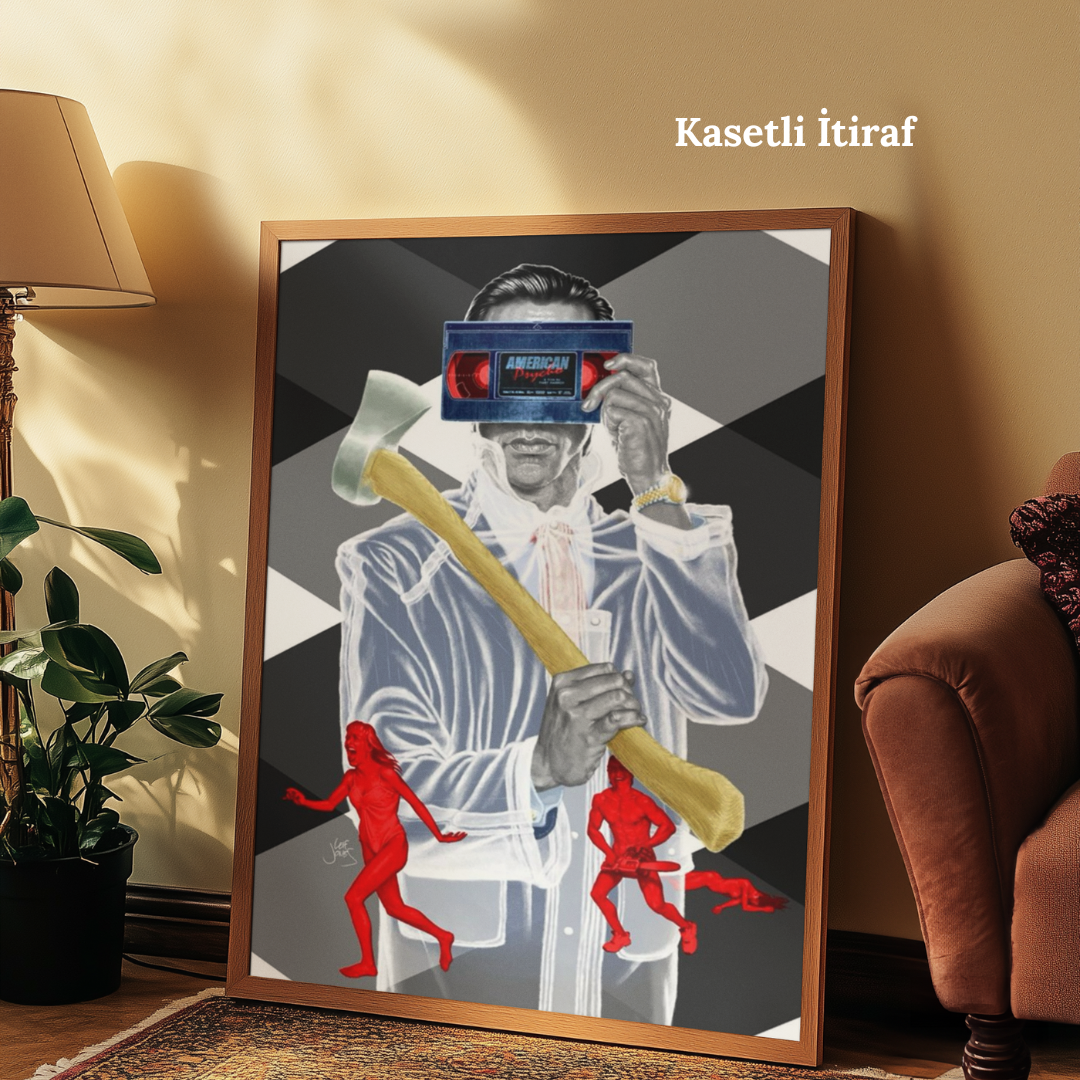 TuvArt™ American Psycho Boyanabilir Tablo