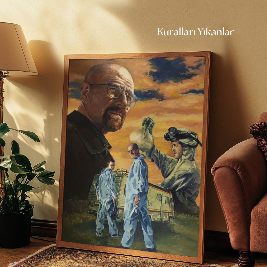 Tuvart™ Breaking Bad Boyanabilir Tuval Serisi