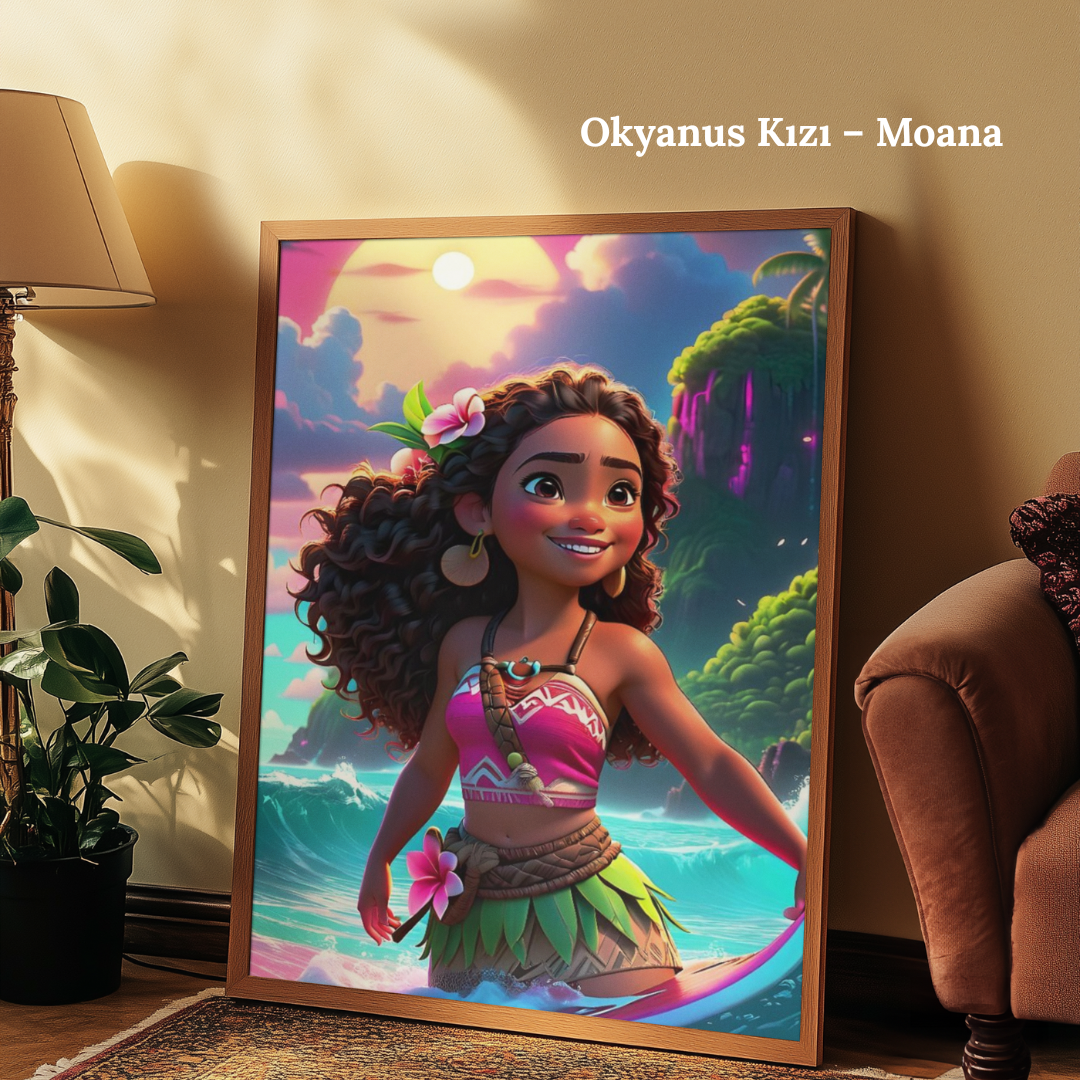 TuvArt™ Disney Prensesleri Boyanabilir Tablo