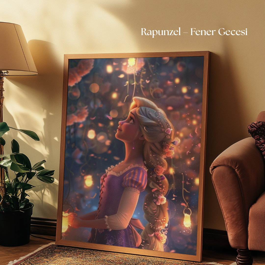 Tuvart™ Disney Prensesleri Boyanabilir Tuval Serisi