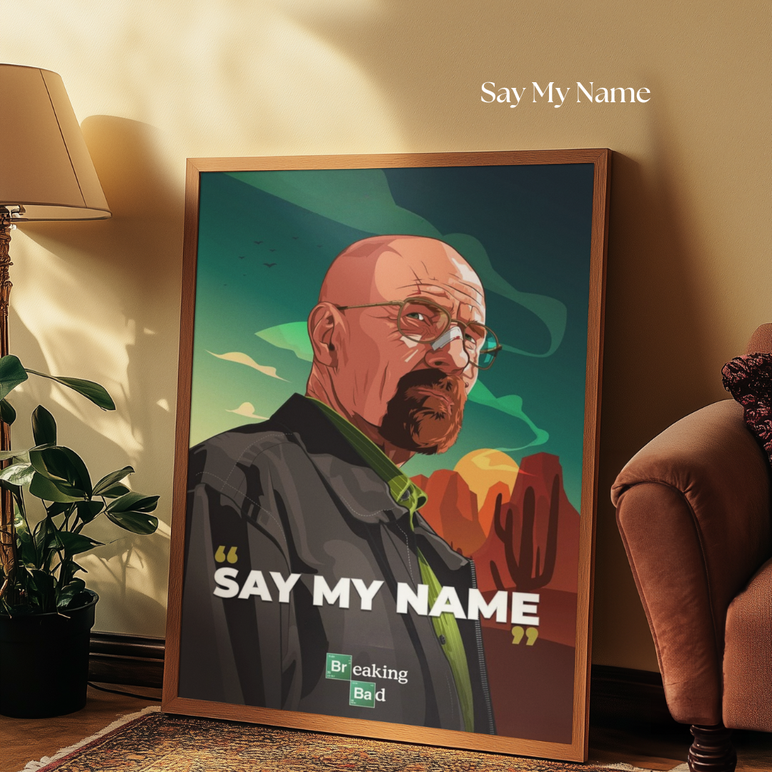 Tuvart™ Breaking Bad Boyanabilir Tuval Serisi