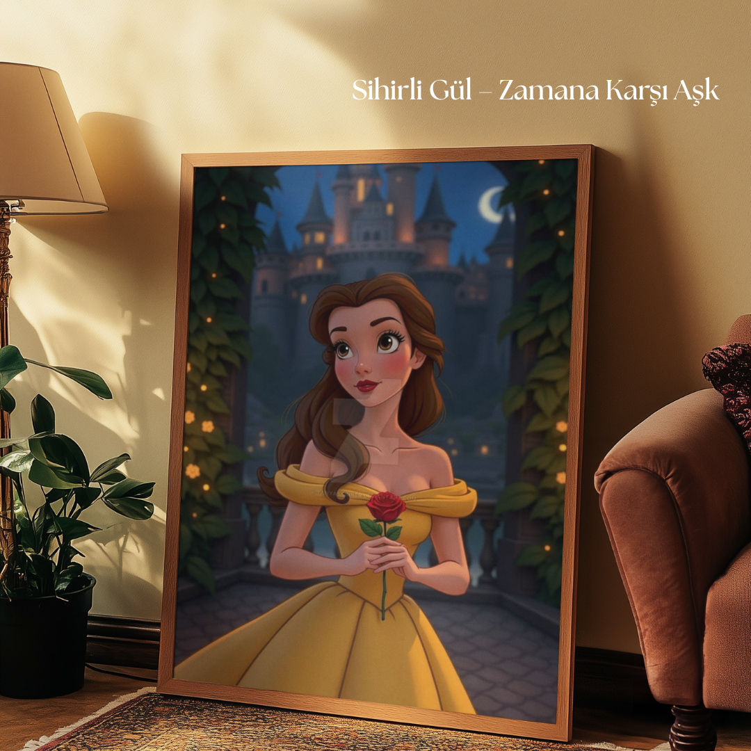 Tuvart™ Disney Prensesleri Boyanabilir Tuval Serisi