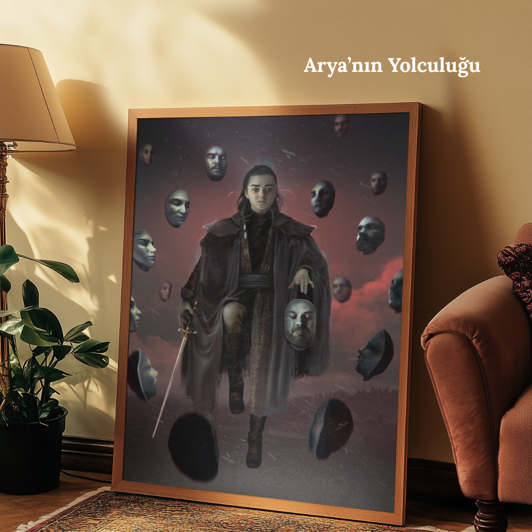 TuvArt™ Game Of Thrones Boyanabilir Tablo