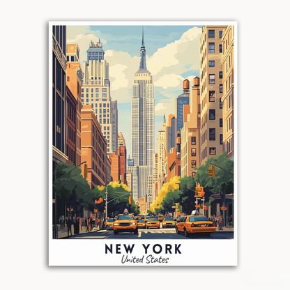 TuvArt™ Dünya Şehirleri Boyanabilir Tablo Serisi