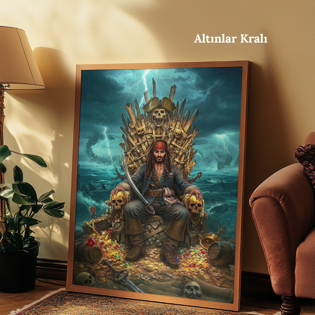 Tuvart™ Karayip Korsanları Boyanabilir Tuval Serisi