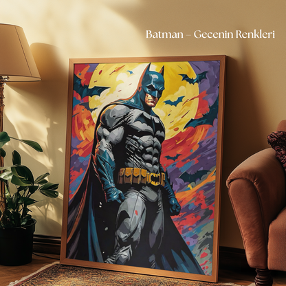 Tuvart™ Batman Boyanabilir Tuval Serisi