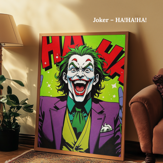 TuvArt™ Batman & Joker Boyanabilir Tablo