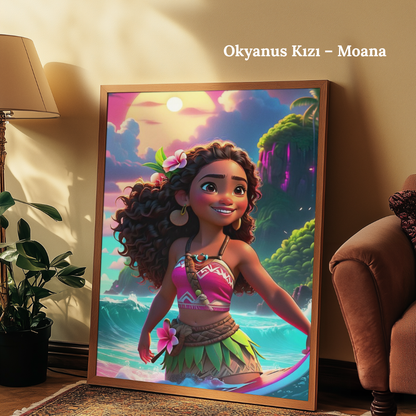 TuvArt™ Disney Prensesleri Boyanabilir Tablo