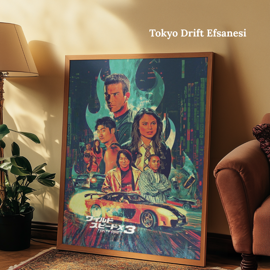 TuvArt™ Hızlı ve Öfkeli Boyanabilir Tablo