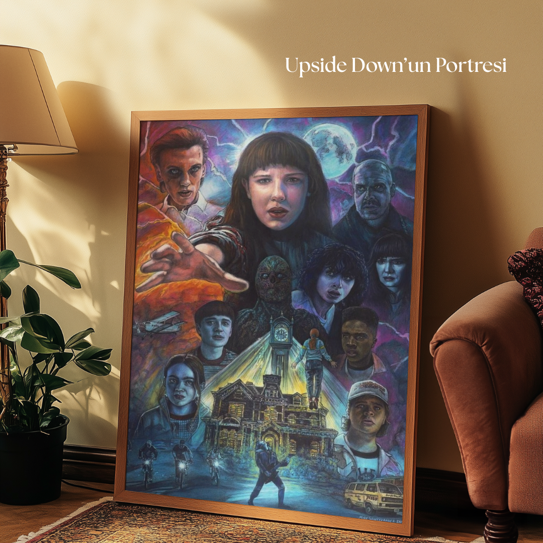 Tuvart™ Stranger Things Boyanabilir Tuval Serisi